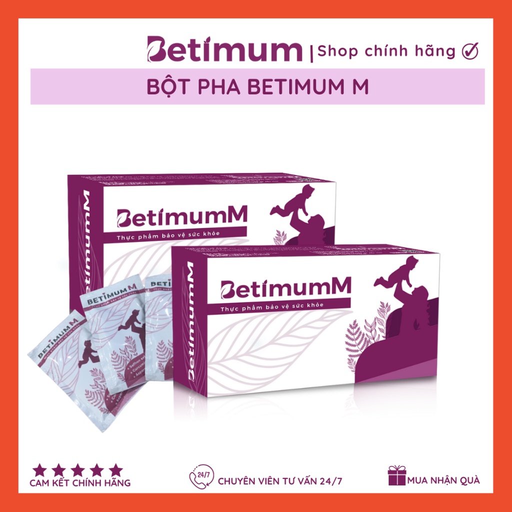Bột Pha Lợi Sữa Betimum - Sữa Đặc Thơm - Hết lo Mất Sữa, Ít Sữa, Tắc Sữa