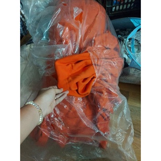 Vải Nỉ bông màu cam