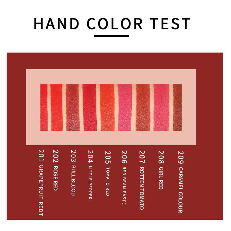 Son nội địa trung MIXDAIR chống thấm nước lâu trôi màu lì mịn nhung 9 màu 35g | BigBuy360 - bigbuy360.vn