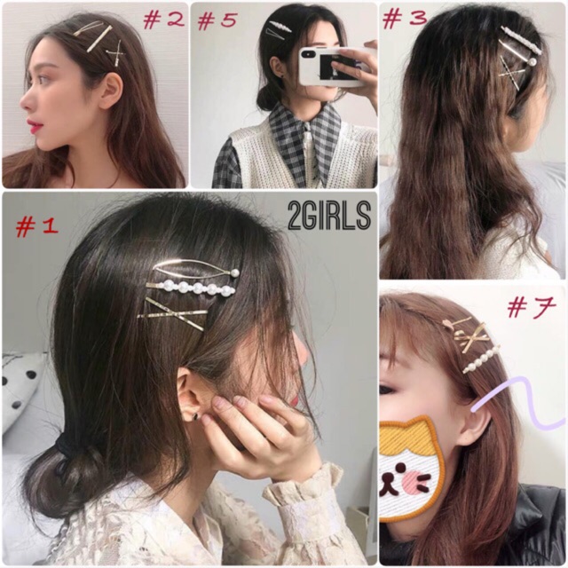 Set 3,4 kẹp tóc cực xinh