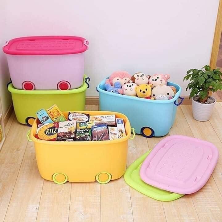 Thùng nhựa đựng đồ có bánh xe loại to