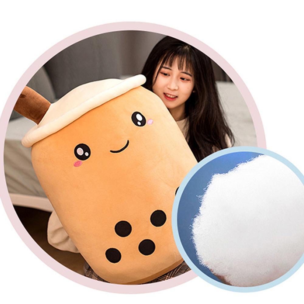 NICKOLAS Gối Nhồi Bông Hình Ly Trà Sữa Dễ Thương Cho Bé