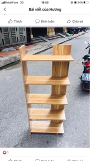 Kệ sách, kệ decor đa năng 5 tầng