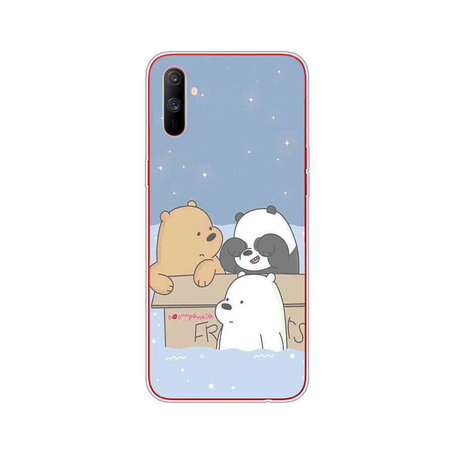 Ốp silicon Mềm In Hình Gấu We Bare Bears Cho Oppo Realme C3 / A1K / A37 / Neo 9 / F1 / A35 / F9 Pro