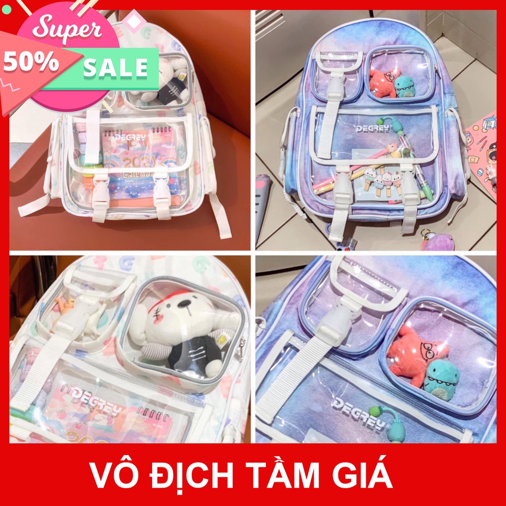 Balo Degrey TieDye Backpack thời trang nam nữ họa tiết hoodie1996