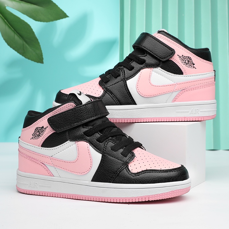 Giày thể thao Air Force 1 phong cách bóng rổ cá tính cho bé gái