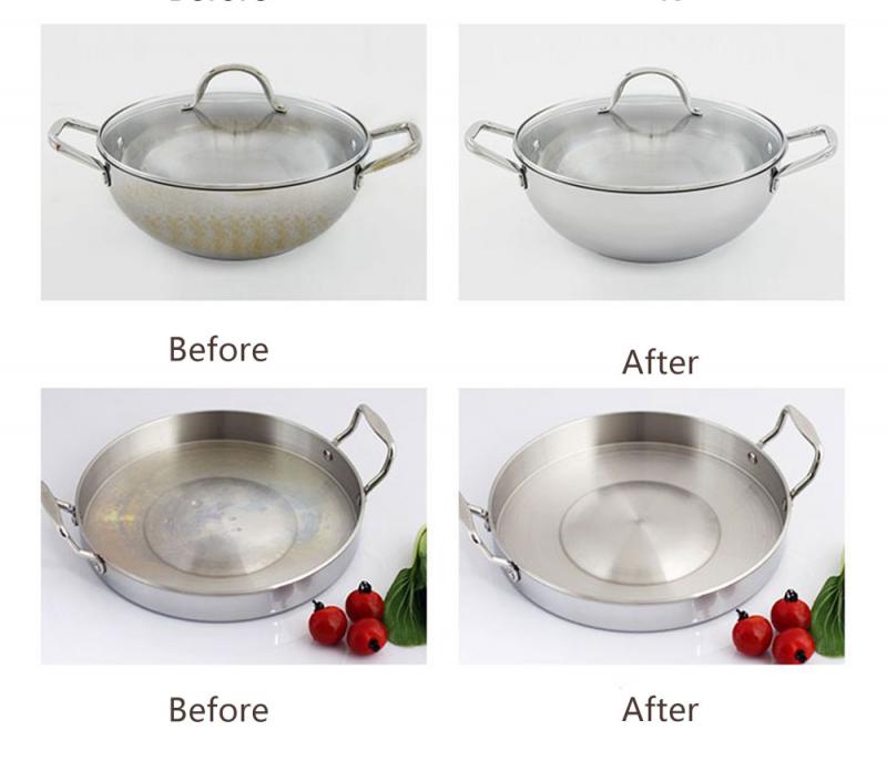 Miếng rửa chén mặt nhám dạng khối hình thang nano ma thuật tiện dụng cho nhà bếp
