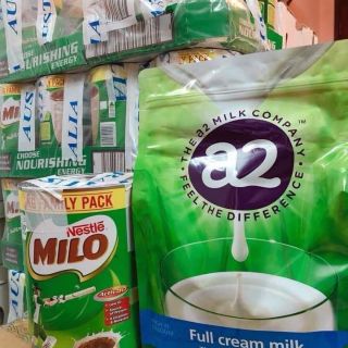 Combo sữa a2 và milo Úc