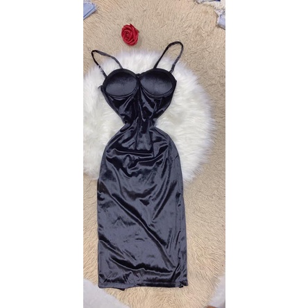 ĐẦM BODY 2 DÂY CÚP NGỰC NHUNG, LÊN FOM CỰC CHUẨN ,ĐẦM BODAY SEXY TÔN DÁNG [HÀNG ĐẢM BẢO GIỐNG HÌNH) | BigBuy360 - bigbuy360.vn