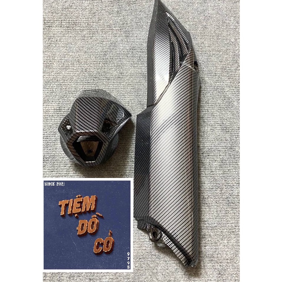 BỘ ỐP PÔ VÀ CHỤP ĐÍT PÔ CHO WINNER V1 CARBON