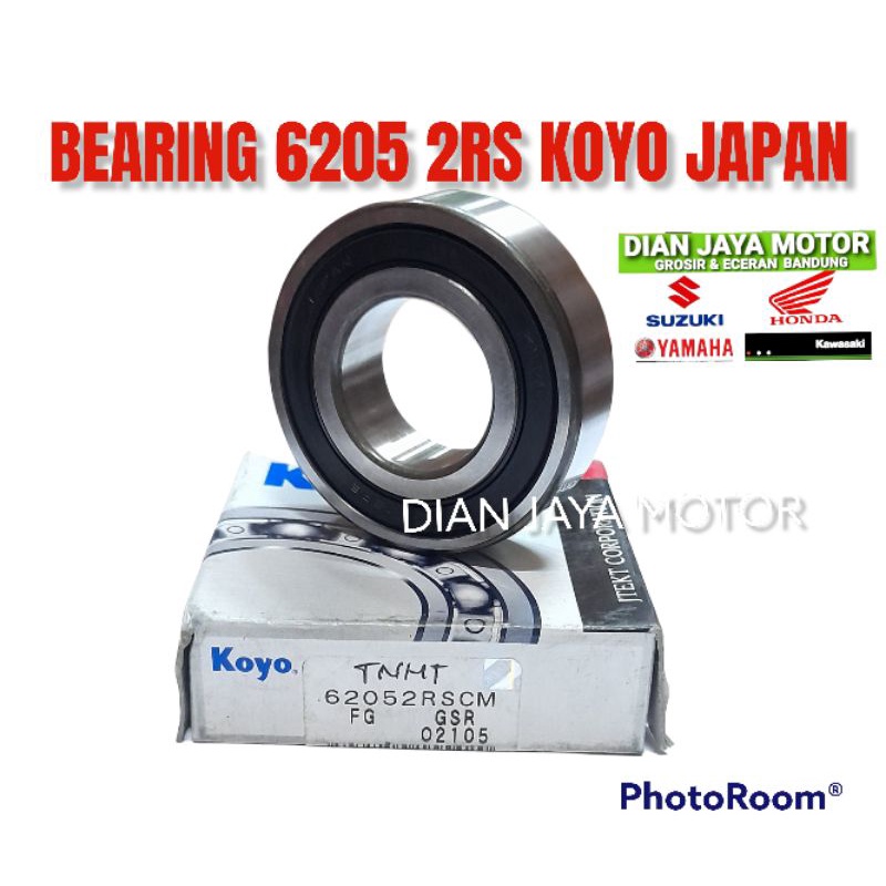 Vòng Bi Động Cơ Nhật Bản 6205 2RS KOYO Chất Lượng Cao