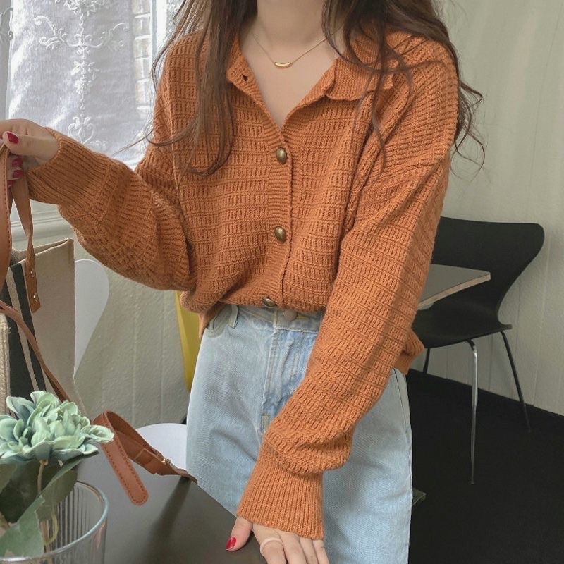 Áo len polo cổ Đức basic