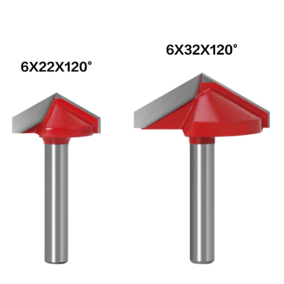 Mũi phay rãnh V, mũi soi, vát cạnh, 60 độ, 90 độ , 120 độ .Bản 22 và bản 32. Mũi dùng cho máy CNC Router.
