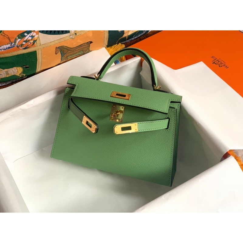 Túi xách kelly mini thế hệ 2 Hermes HM da thật cao cấp sang trọng nhiều màu siêuxinh