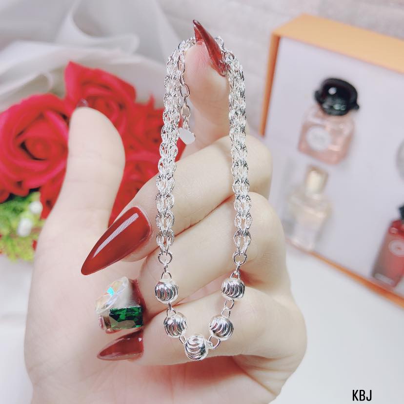 Lắc tay phụng bi bạc