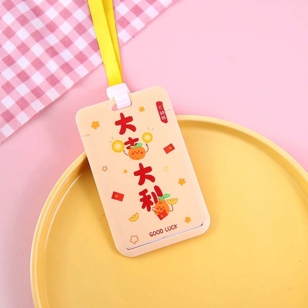 Ví Đựng Thẻ Ngân Hàng / Danh Thiếp Hình Xe Buýt Hoạt Hình Đáng Yêu Có Dây Kéo Ốp