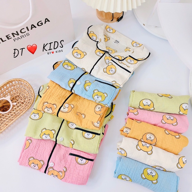 Bộ Pijama cho bé trai và bé gái🍎FREESHIP❤️Đồ bộ dài tay cho bé trai/ bé gái