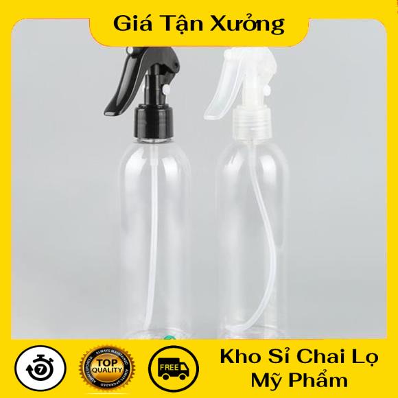 Chai Xịt Phun Sương ❤ TRÙM SỈ ❤ Chai nhựa pet xịt Vòi Súng 200ml rỗng chiết mỹ phẩm , phụ kiện du lịch