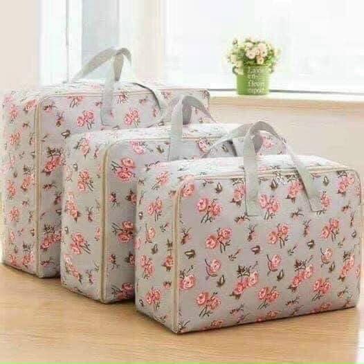 Set 3 Túi Vải Đựng Chăn Màn Quần Áo Cỡ Lớn