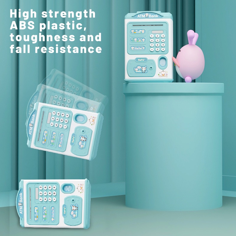 Hộp tiết kiệm tiền ZHAN QI TOYS đồ chơi nhận diện vân tay độc đáo cho bé