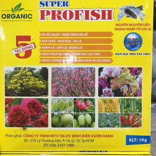 Phân bón Super ProFish - Phân đạm cá viên đậm đặc dễ hòa tan - siêu humic | Vạn Tín Store