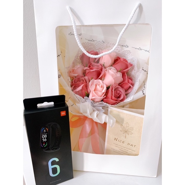 [sét hoa sinh nhật - quà tặng công ty]-sỉ combo 10 sét bó hoa hồng 10 bông sáp cao cấp bao gồm túi thiệp