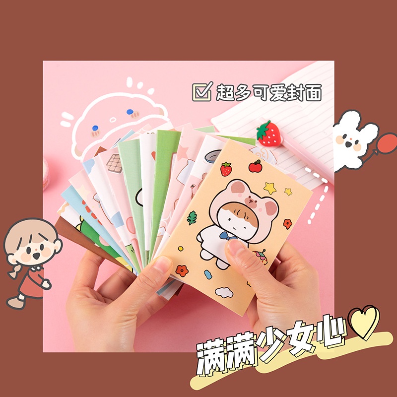 Sổ Tay 32 Trang Mini In Họa Tiết Giáng Sinh Dễ Thương