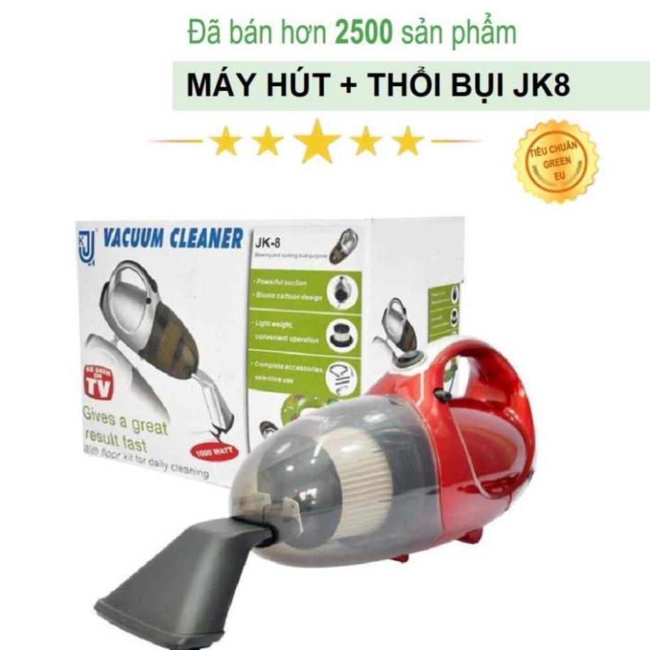 Máy hút bụi cầm tay mini, máy hút bụi hai chiều không dây đa năng Vacuum Cleanr JK8 - TongkhoGiaDung