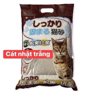 Cát vệ sinh cho mèo Nhật Trắng 16L gói to