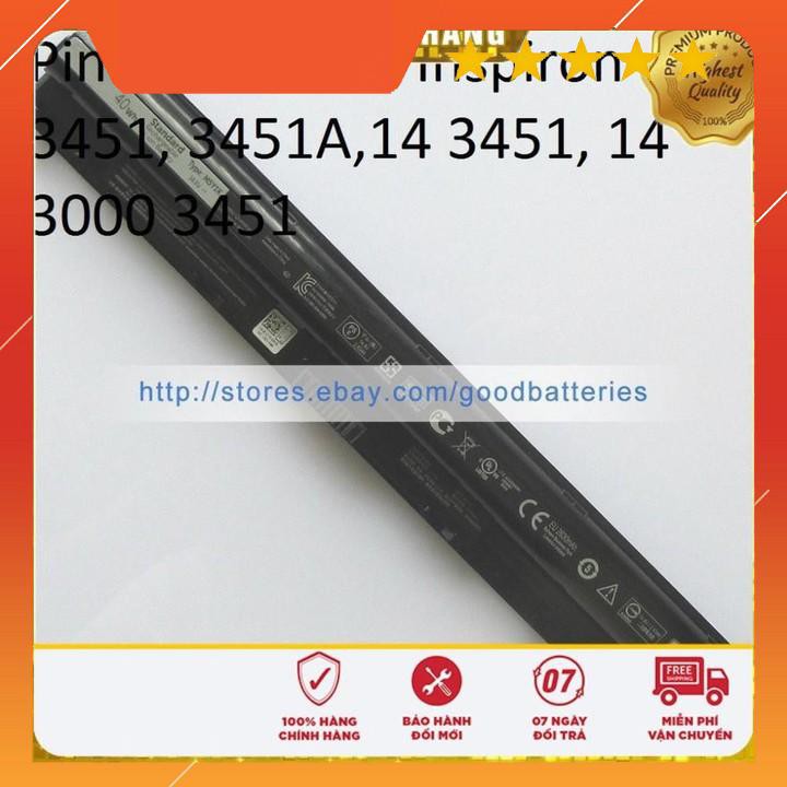 ⚡Pin laptop Dell Inspiron 3451, 3451A,14 3451, 14 3000 3451