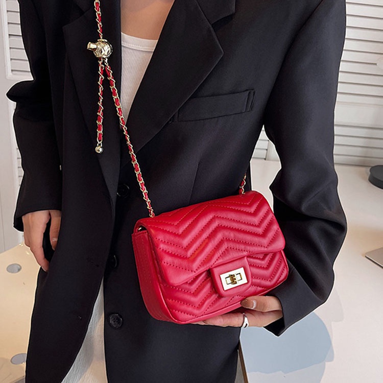 Ielgy Túi Đeo Chéo Hình Vuông Nhỏ Tinh Tế Phong Cách Phổ Biến Cho Nữ