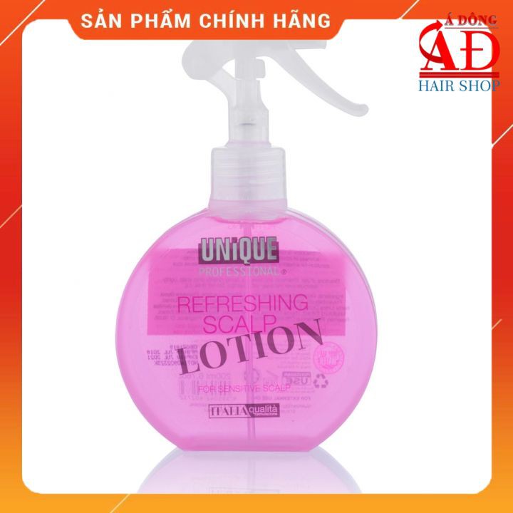 Lotion làm sạch gàu và dịu da đầu Unique Refreshing Scalp 200ml