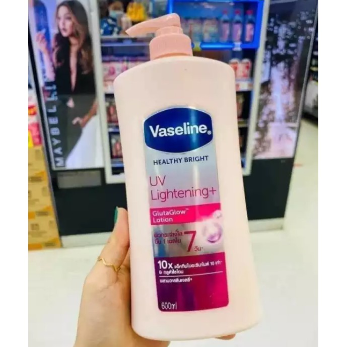 Sữa Dưỡng Thể Vaseline Healthy Bright 10X Dưỡng Trắng Da Hiệu Quả 400ml Và 600ml