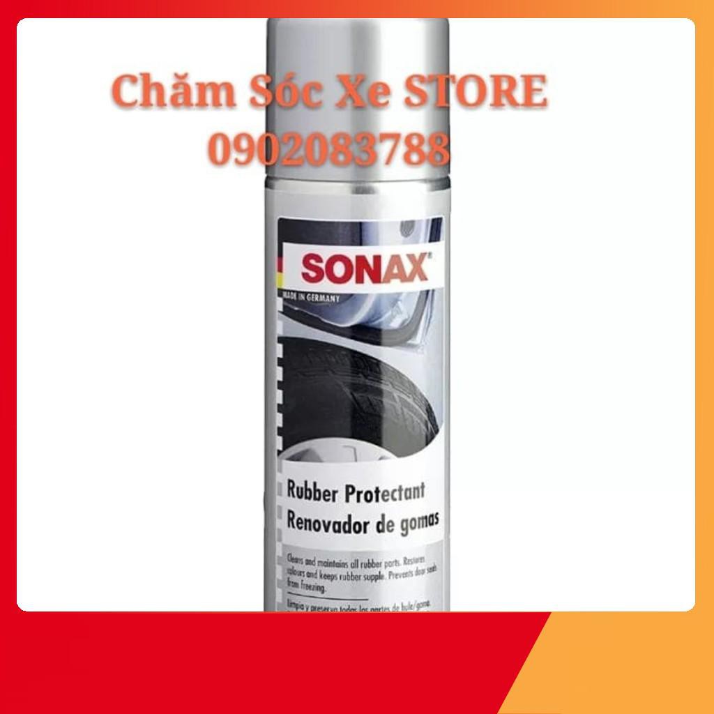 Dung dịch làm mềm, bảo dưỡng cao su Sonax rubber protectant 340200 300ml Sonax340200 Tặng Khăn chamsocxestore