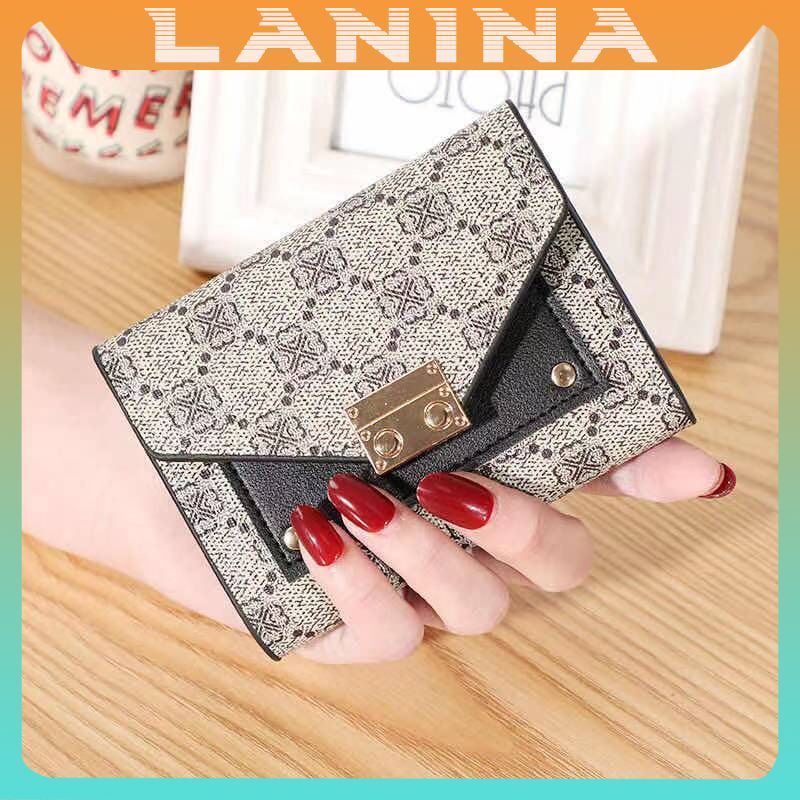Ví nữ ngắn đẹp cầm tay mini nhỏ gọn bỏ túi nhiều ngăn dễ thương NG71