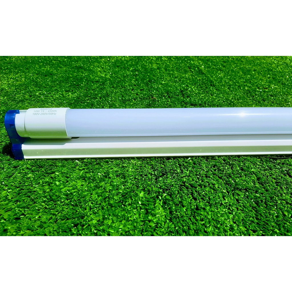 Bộ Đèn Led Tuýp Nhựa Nano 60cm, 6 Tấc Nano DUHAL Ánh Sáng Trắng.