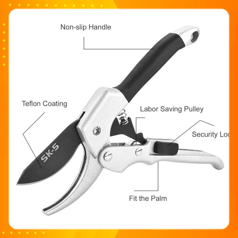 KÉO CẮT TỈA CÂY CẢNH NHẬP KHẨU - HỢP KIM SK5