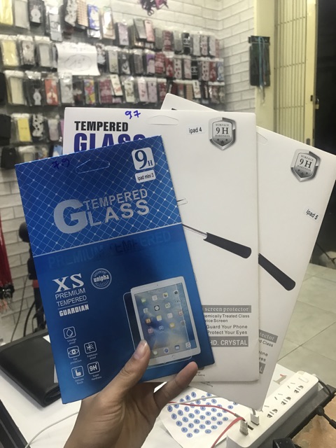 KÍNH CƯỜNG LỰC 9H IPAD MINI 1/2/3/4/5/6 Air 1/2 Gen 5/6/7/8/9 10.2/10.5 11inch CHẤT LƯỢNG