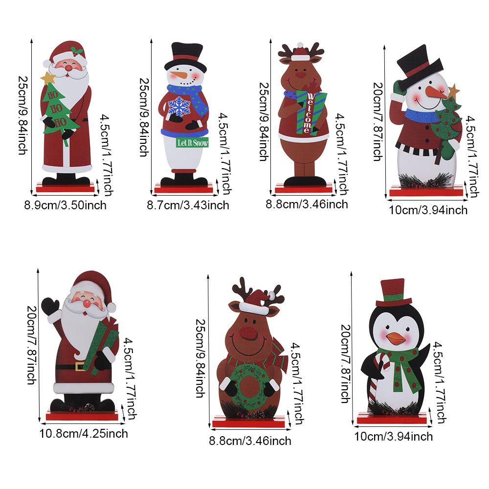 CONOPERY Phụ Kiện Trang Trí Giáng Sinh Hình Ông Già Noel / Người Tuyết