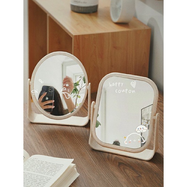 Gương trang điểm để bàn Hàn Quốc siêu xinh