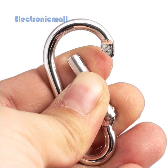 Set 20 móc khóa bằng hợp kim nhôm tiện dụng chất lượng cao