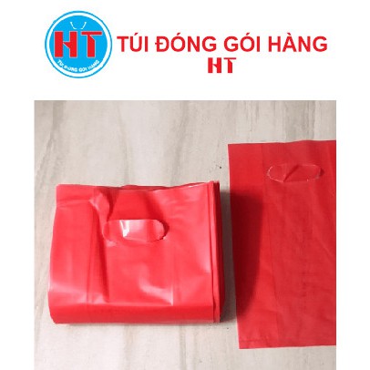 Túi nilon HD đỏ đựng quà, túi đựng hàng, túi gói hàng loại dai, bền, đẹp, đủ mọi kích thước, số lượng 1kg