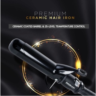 BABYLISS PRO CERAMIC DIAL-A-HEAT CURLING IRON 38mm (BAB2266K)