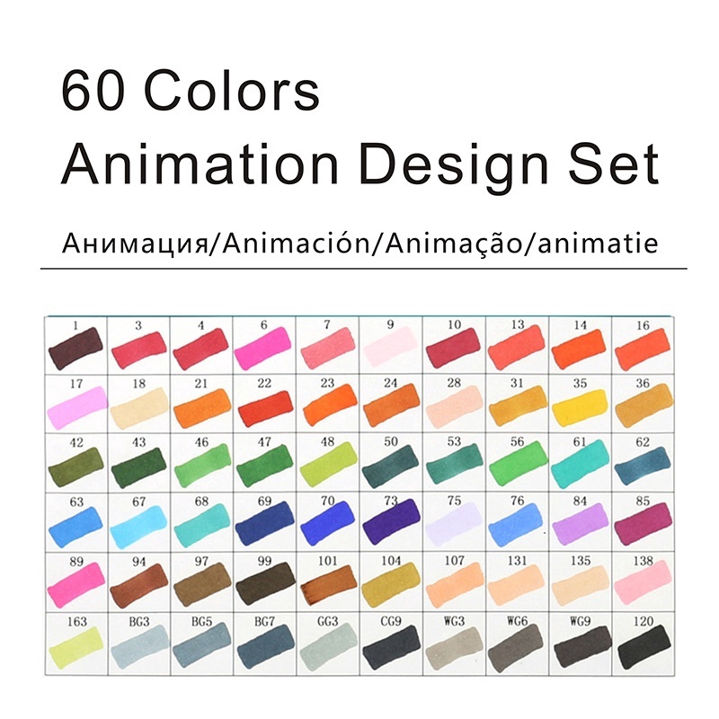 Set 30 / 40 / 60 / 80 Bút Lông Màu