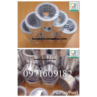 BĂNG KEO NHÔM - CÁCH NHIỆT 1 CUỘN 30m