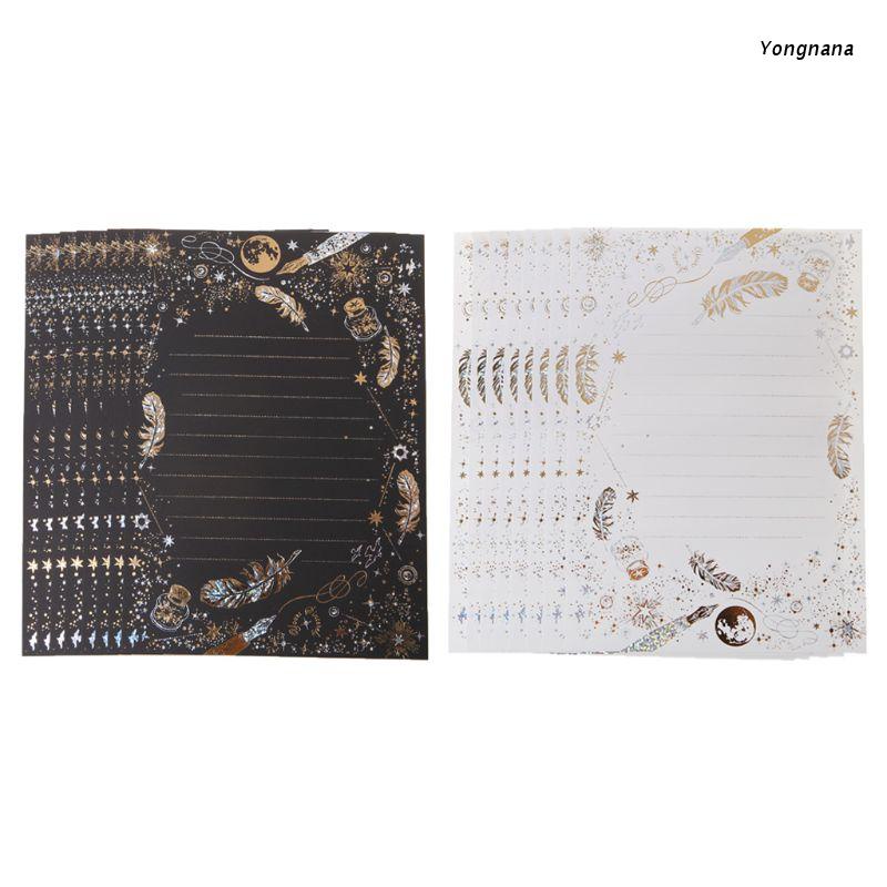 Bộ 8 tờ giấy viết chữ phong cách vintage chất lượng cao
