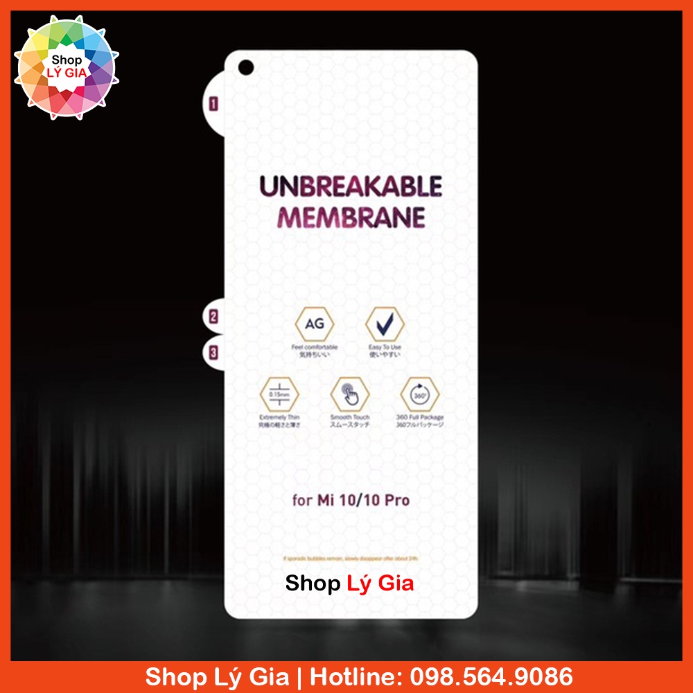 Miếng dán PPF nhám / trong suốt cho Xiaomi Mi 12/ Mi 11 Ultra / Mi 11 / Mi 11 Pro / Mi 10 / Mi 10T .. (tặng kèm gạt vải)