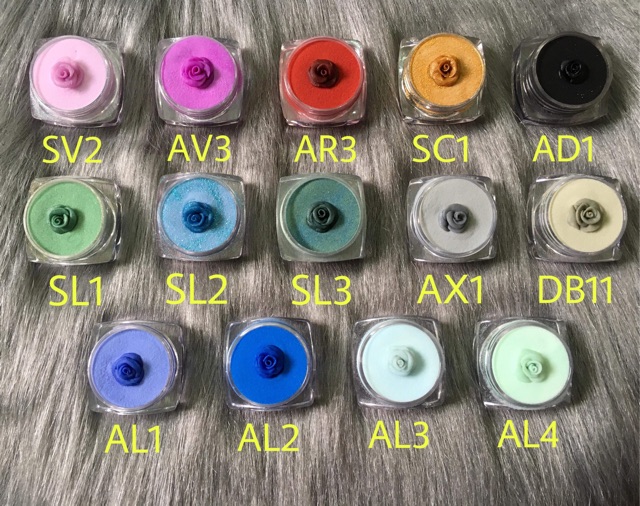 Bột Mỹ đắp móng, nặn hoa, nhúng : 10g-20g-30g-50g-100g
