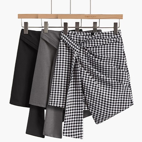 Chân Váy Chữ A Lưng Cao Ôm Dáng Xinh Xắn Cho Nữ