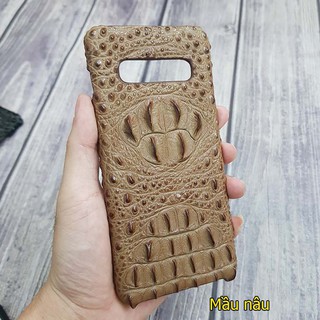 [XẢ HÀNG]ốp da samsung note 9/note 10/ S10 plus vân gù cá sấu cực chất